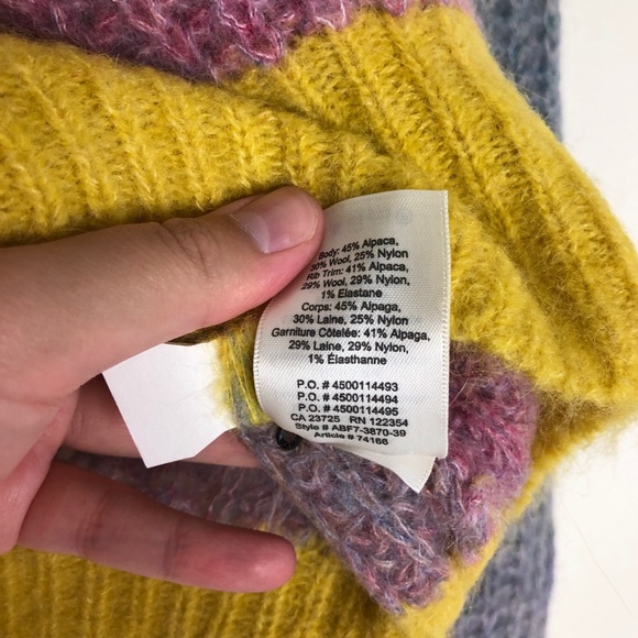 NWT Wilfred Free Laney Sweater in Rainbow Melange - Picture 10 of 11